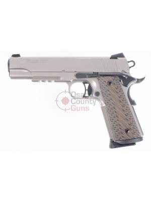 Sig Sauer 1911 .45 5" Nickel Rail