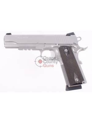Sig Sauer 1911 Stainless Railed - 5" .45 ACP w/ Night Sight