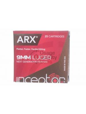 Polycase Inceptor ARX 65gr 9mm - 250 Rounds