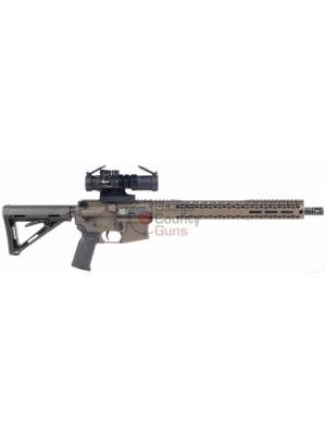 Black Rain Ordnance Spec15 (Burnt Bronze) - 16" 5.56mm NATO w/ 3x Red DOt