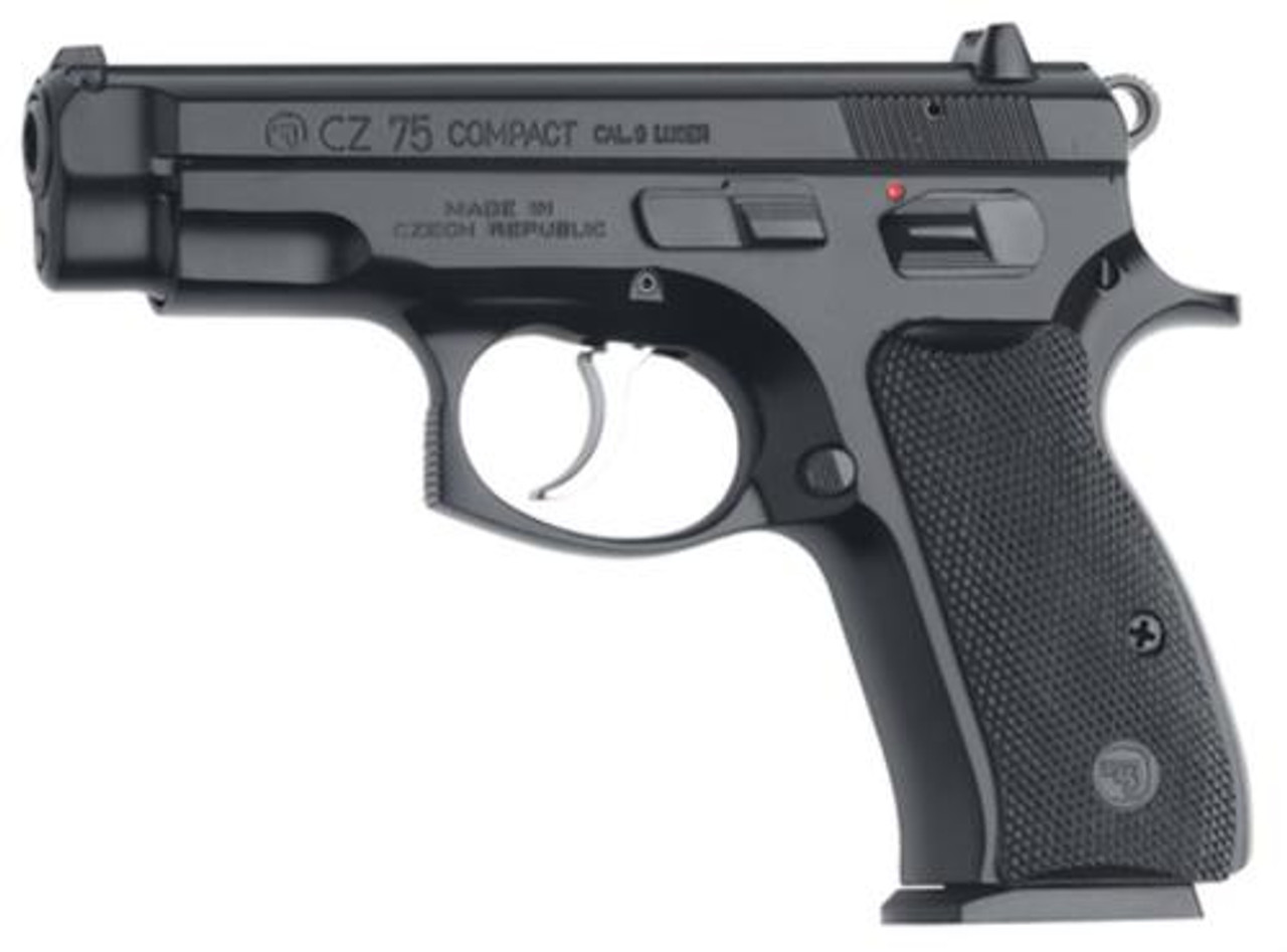CZ 75 COMPACT cal. 9 mm Luger black polycoat 15 Rd Mags CZ 75 COMPACT cal. 9 mm Luger black polycoat 15 Rd Mags