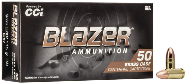 CCI Blazer Brass 9mm