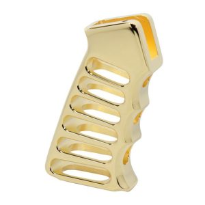 AR-15 Gold Plated Pistol Grip - Premium Ergonomic Upgrade for Enhanced Control and Style