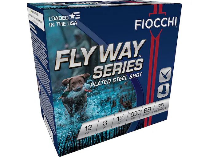 Fiocchi Speed Steel 12 Gauge 3-1/2 Inch Ammunition - High-Velocity Steel Shot for Waterfowl Hunting Fiocchi Speed Steel 12 Gauge 3-1/2 Inch Ammunition - High-Velocity Steel Shot for Waterfowl Hunting