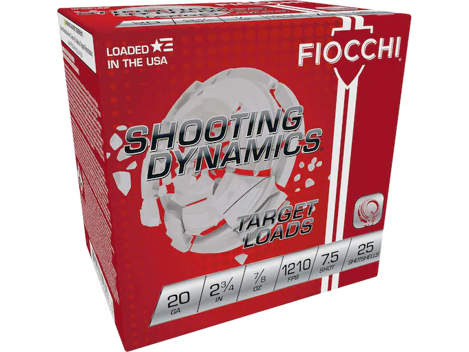 Fiocchi Shooting Dynamics 20 Gauge Ammunition - 250 Rounds for Glock Switch Compatibility Fiocchi Shooting Dynamics 20 Gauge Ammunition - 250 Rounds for Glock Switch Compatibility