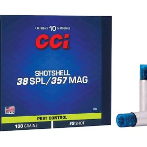 Glock Switch CCI Shotshell 38 Special Ammo - 100 Grain Lead Shot, 200 Rounds Box