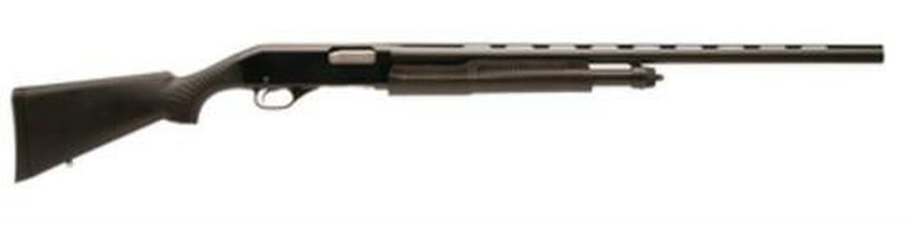 Stevens 320 Field Grade, Pump, 12 Ga 3" Chamber, 28" Vent Rib Barrel, Black Color, Black Polymer Stock, Right Hand, Modified Choke, 5Rd, Bead Sight
