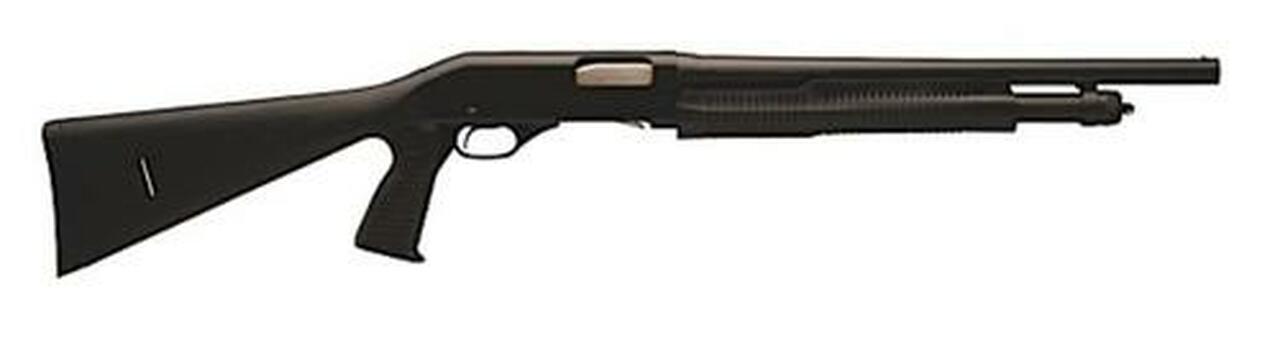 Stevens 320 Security Pump 12 ga 18.5" Synthetic Stock, PG, Rail