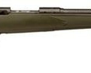 Savage 11/111 Hog Hunter Bolt 223 Remington 20" Threaded Barrel, Green Synthetic Stock Black