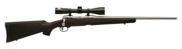 Savage Model 116 Trophy Hunter XP Package 7mm Rem Mag 24" Stainless Steel Barrel Black Synthetic Stock 3rd Includes Nikon 3-9x40mm Riflescope Mounted