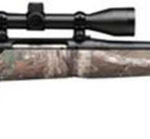 Savage Arms Axis XP Youth Package .243 Winchester 20" Barrel Matte Black Synthetic Stock Realtree Xtra Camouflage Finish 4rds Includes 3-9x40mm Riflescope Mounted