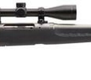 Savage Axis Ii 308 Winchester, With 3X9X40 Scope, 22" Barrel, Stainless Steel, 4+1, Synthetic Black