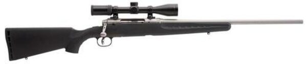Savage Axis Ii 308 Winchester, With 3X9X40 Scope, 22" Barrel, Stainless Steel, 4+1, Synthetic Black