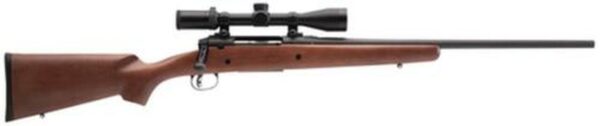 Savage Axis II XP Hardwood, 243 Win, 22" Barrel, Black Color, Brown Hardwood, Accutrigger, 4Rd, Detachable Box Magazine
