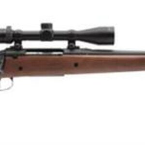 Savage Axis II XP Hardwood, 30-06 Springfield, 22" Barrel, Black Color, Brown Hardwood Stock, Accutrigger, 4Rd, Detachable Box Magazine