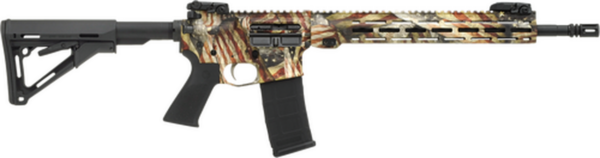 Savage MSR15 Recon 223 Rem/5.56, 16.1" Barrel, Magpul CTR Stock, American Flag, Black Melonite, 30rd