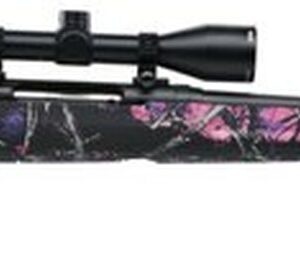 Savage Axis II XP Compact 243 Winchester, With 3X9X40 Scope, 20" Barrel,, , Synthetic, MuddyGirl, 4 rd