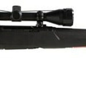 Savage Axis XP Compact, 223 Remington, 20" Barrel, Black Color, Black Polymer Stock, Weaver 3-9x40 Scope, 4Rd, Detachable Box Magazine