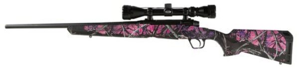 Savage Axis XP Compact, .223 Rem, 20", 4rd, 3-9x40mm Weaver Scope, Muddy Girl Camo