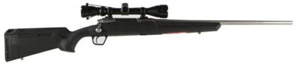 Savage Axis XP .243 Winchester, With 3X9X40 Scope, 22" Barrel, Stainless Steel,, , Synthetic, Black, 4 rd