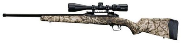 Savage 110 Apex Predator XP, Bolt Action 22-250 Rem, 20" Barrel, Mossy Oak Terra Camo Pattern, Polymer Stock, 4Rd, Vortex Crossfire II 4-12x40 Scope,
