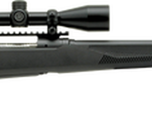 Savage 110 Apex Hunter XP, 450 BM, 22" Barrel, Black Color, Polymer Stock, 3Rd, Vortex Crossfire II 3-9x40 Scope,