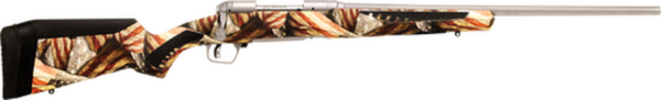 Savage 10/110 Storm .270 Win, 22" Barrel, Accufit American Flag Stock. Stainless Steel, 4rd
