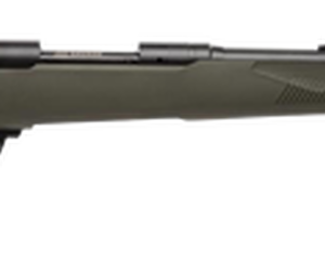 Savage 110 Hogue Hunter, 350 Legend, 18" Barrel, Black Barrel and Action, Olive DrabGreen Polymer Stock, Adjustable Iron Sights, 4Rd,