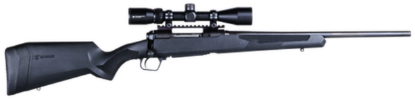 Savage 110 Apex Hunter XP, 350 Legend, 18" Barrel, Black Color, Polymer Stock, 4Rd, Vortex Crossfire II 3-9x40,