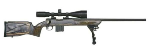 Mossberg MVP Varmint Bolt Action Rifle 5.56 24" Medium Bull Fluted Threaded Barrel, New Bench Rest Style Laminate Stock 4-16x50mm Riflescope/Rings 10rd Mag