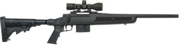 Mossberg MVP Flex Rifle 7.62mm NATO 18.5" Medium Bull Fluted Barrel, Picatinny Rail, 3-9x32mm Riflescope With Illuminated Reticle