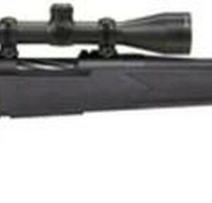 Mossberg Patriot Super Bantam .243 Winchester 20" Fluted Barrel Matte Blue Finish Adjustable LOP Black Synthetic Stock 5rd With 3-9x40mm Riflescope