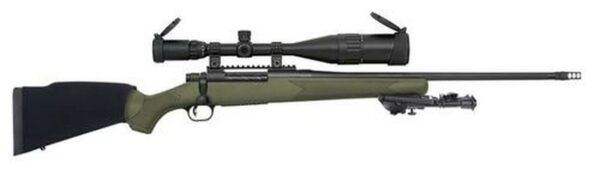 Mossberg Patriot Night Train, .300 Win Mag, 22", 4rd, Blued/OD Green