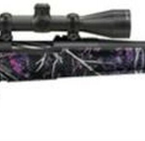 Mossberg Patriot Super Bantam 7mm-08 Remington 20" Fluted Barrel Matte Blue Finish Adjustable LOP Muddy Girl Camouflage Synthetic Stock 5rd With 3-9x40mm Riflescope