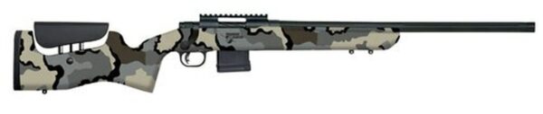 Mossberg MVP LR 5.56/.223, 20" Barrel, Benchrest Adjustable Comb, KUIU Camo Stock, Blued, 10rd