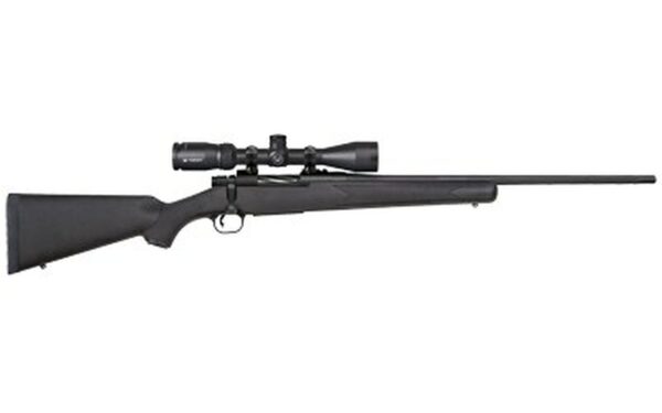 Mossberg Patriot .22-250 Rem, 22" Barrel, 3-9x40mm Vortex Crossfire II, Black Stock, Blued, 5rd