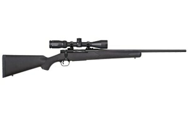 Mossberg Patriot 7mm-08 Rem, 22" Barrel, 3-9x40mm Vortex Crossfire II, Black Stock, Blued, 5rd