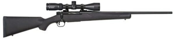Mossberg Patriot 25-06 Rem, 22" Barrel, 3-9x40mm Vortex Crossfire II, Black Stock, Blued, 5rd
