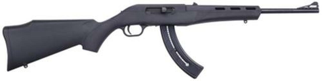 Mossberg Blaze .22 LR 16.5" Barrel Blue Finish Adjustable Sights Black Synthetic Stock 25rd