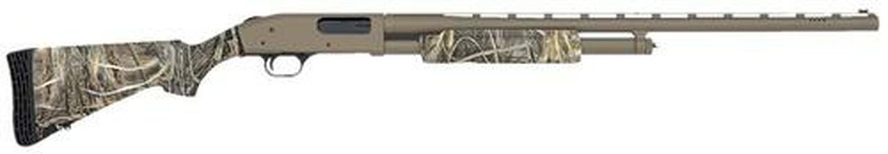 Mossberg 500 FLEX Hunting Pump 12 ga 28" 3" Max-4 Synthetic Stock Tan Finish