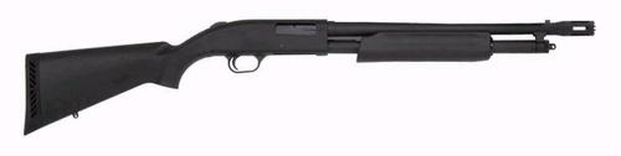 Mossberg 500 Persuader 20 Ga 18.5" Standoff Barrel Matte Finish Black Synthetic Stock 5 Round