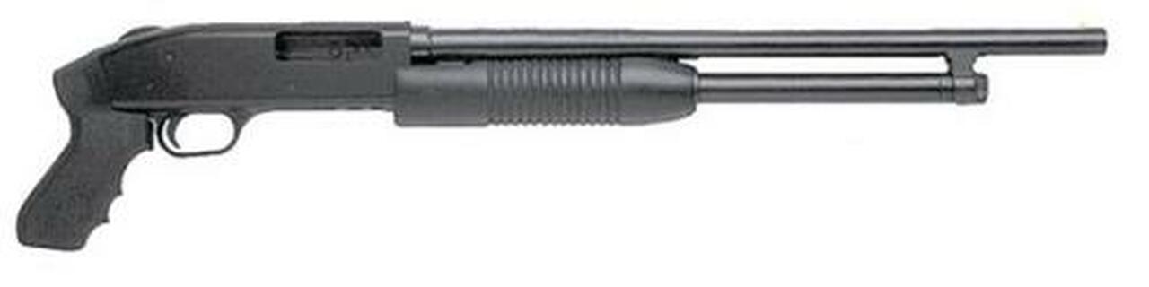 Mossberg 500 Cruiser Pump 20ga 18.5" Barrel, CB 3", Black Synthetic Pistol Grip Stock Blued, 5rd