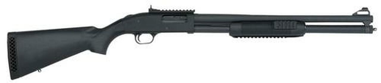 Mossberg 500 XS 12 Gauge, 20", 8rd, Synthetic Stock, XS Ghost Ring Sights