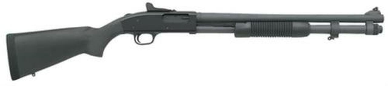 Mossberg 590 Pump 12 Ga 3", 20" Barrel Synthetic Black Stock, 8rd