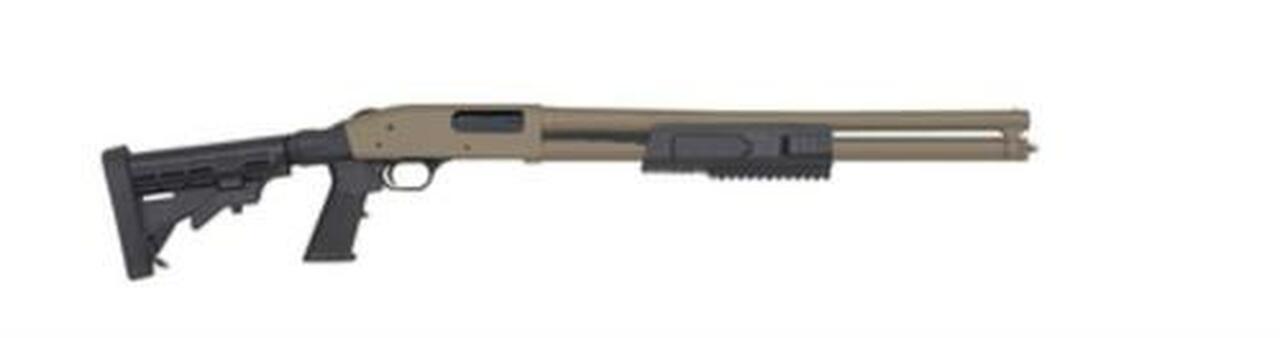 Mossberg Flex 500 Tactical Tls 12 Ga 3 Inch Chamber 20 Inch Barrel Tan Finish Bead Sight 6-Position Adjustable Black Synthetic Stock 5 Round