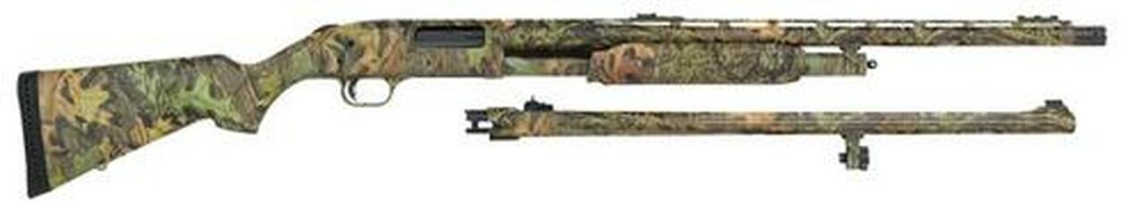 Mossberg 500C 12ga Pump 3" 24" Fluted Rifled/XX Full VR MOO Stock