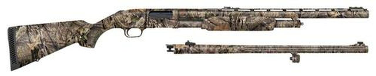 Mossberg 500 Turkey/Deer Combo Pump12 Ga 24"/24" Barrel, Mossy Oak Break-U, 5rd