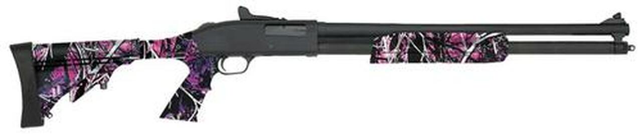 Mossberg 500 Special Purpose Pump 20ga 20" 3", Synthetic Stock Muddy Girl, 8rd