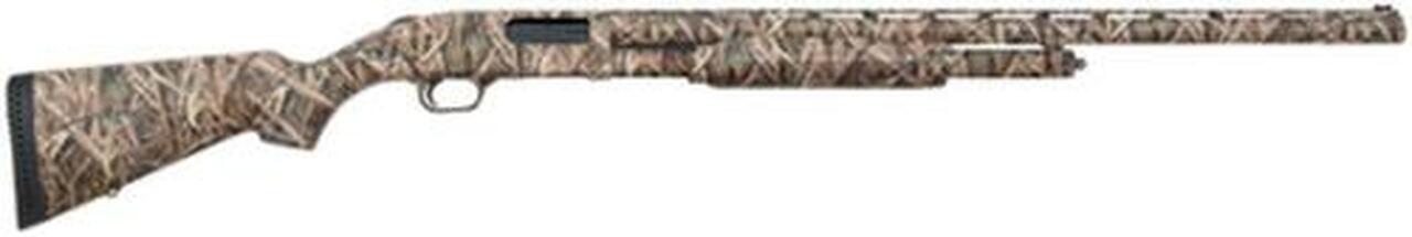 Mossberg 500 Waterfowl 12 Ga 28" Vent Rib Ported Barrel Front Bead Fiber Optic Sight Mossy Oak Shadow Grass Blades 5rd