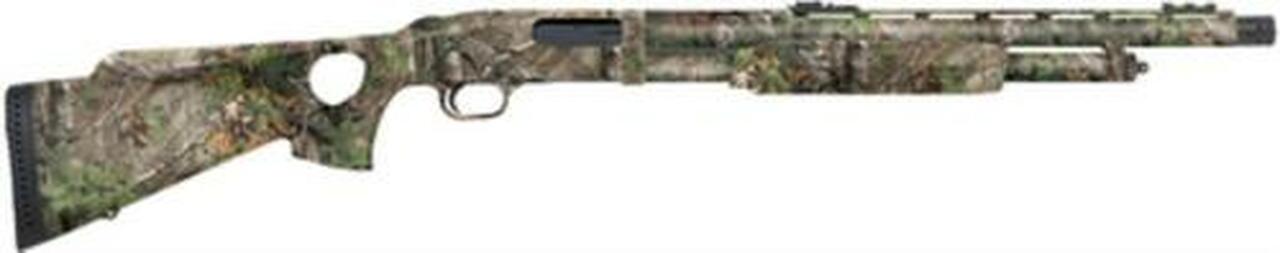 Mossberg 500 Pump 12 ga 20" 3" Realtree Xtra Green Synthetic Stock, Thumbhole
